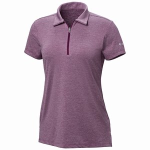 Columbia Golf Drift Polo Dam Lila (ECFLS6890)